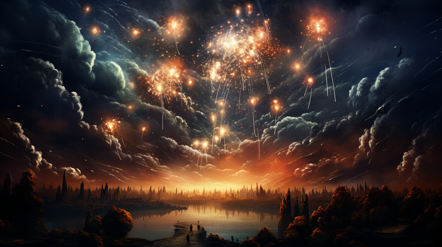Höhenfeuerwerk