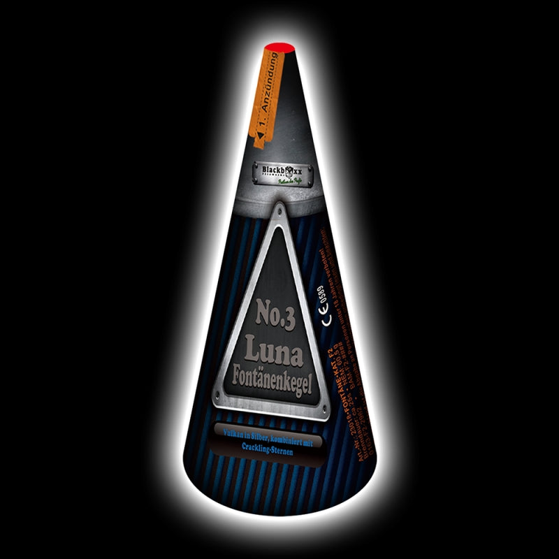 BlackBoxx Luna-Fontänenkegel , verschiedene Farben