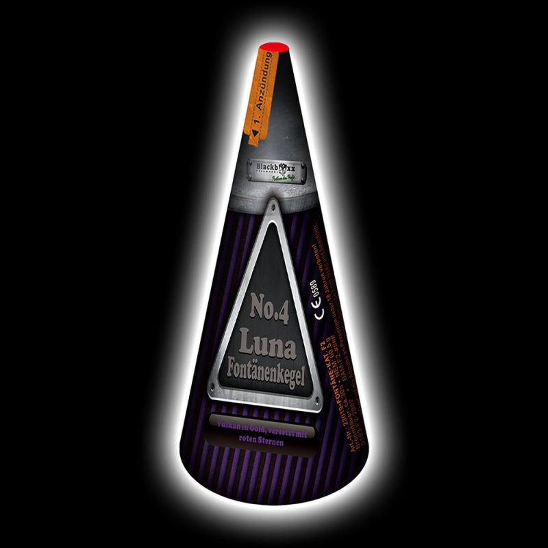 BlackBoxx Luna-Fontänenkegel , verschiedene Farben