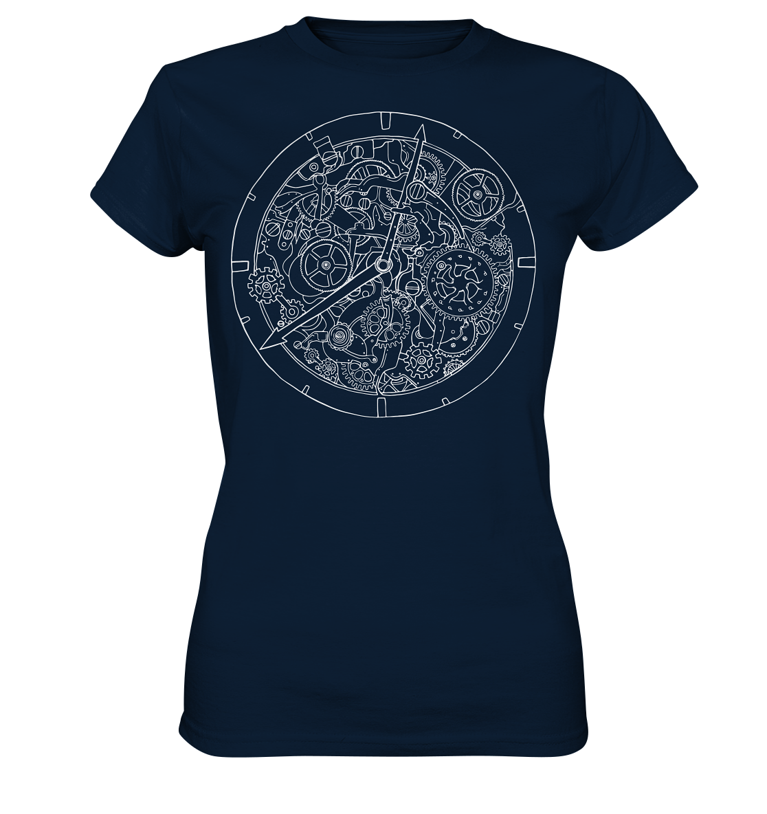 Vintage Shirt , Mechanik Shirt , Uhr - Ladies Premium Shirt