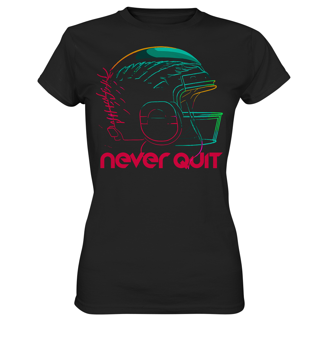 Biker Shirt , Neon Shirt - Ladies Premium Shirt