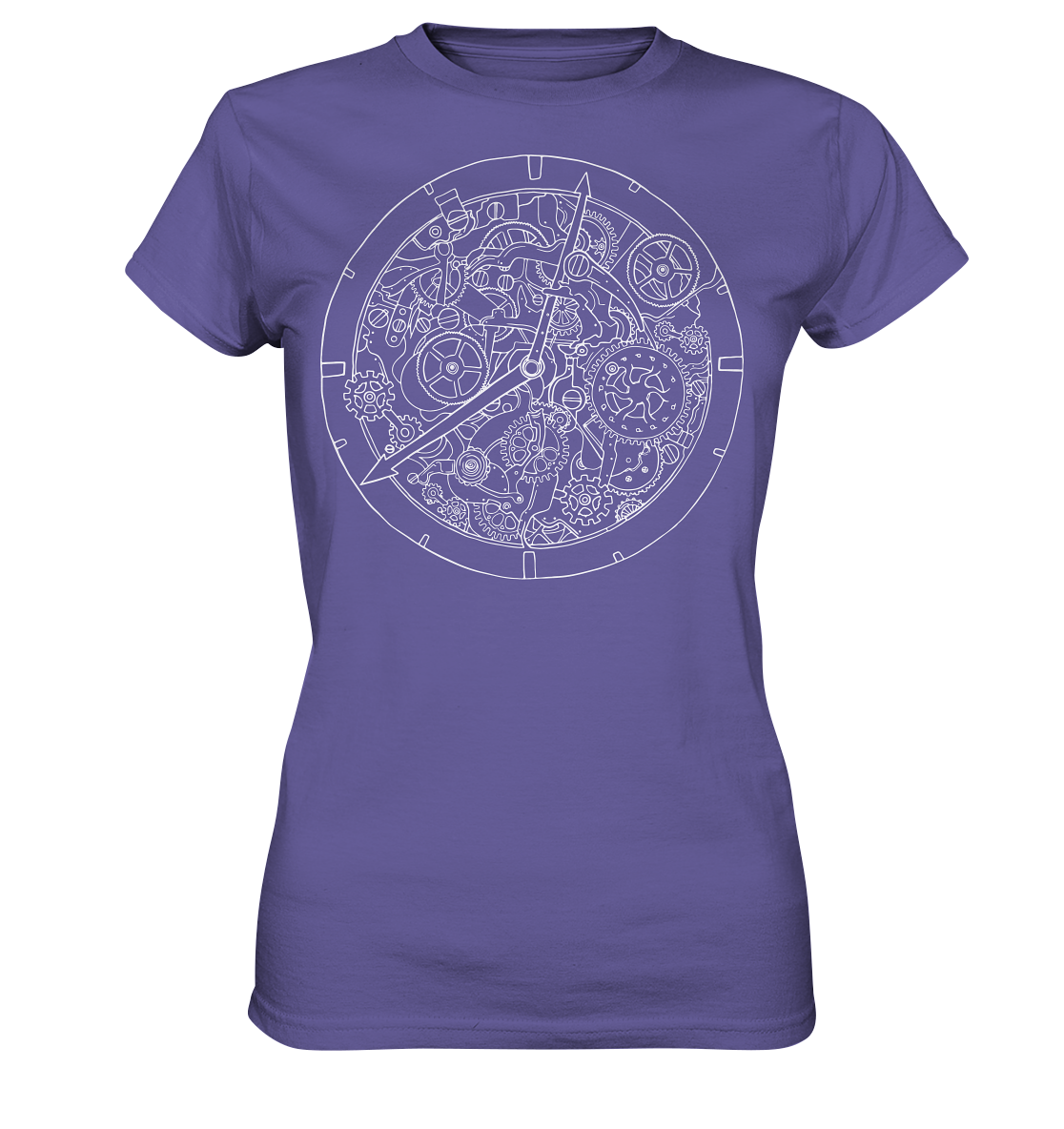 Vintage Shirt , Mechanik Shirt , Uhr - Ladies Premium Shirt