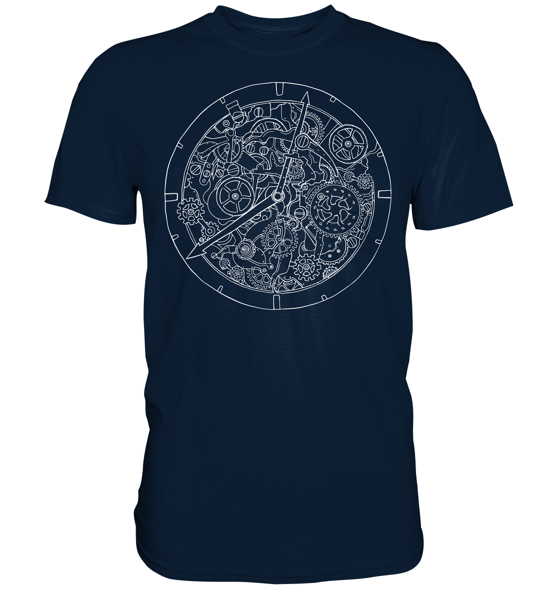 Vintage Shirt , Mechanik Shirt , Uhr - Premium Shirt