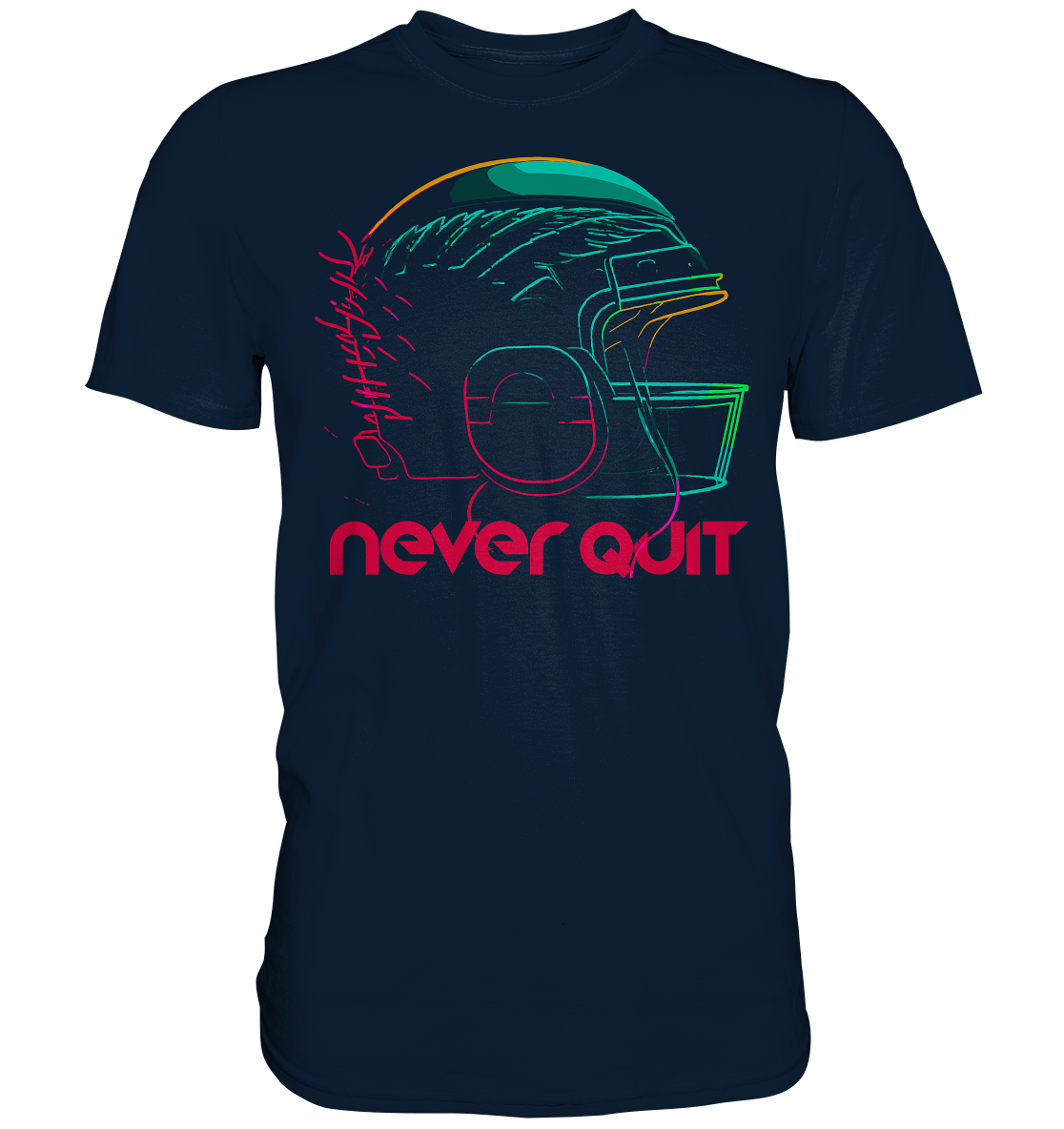 Biker Shirt , Neon Shirt - Premium Shirt