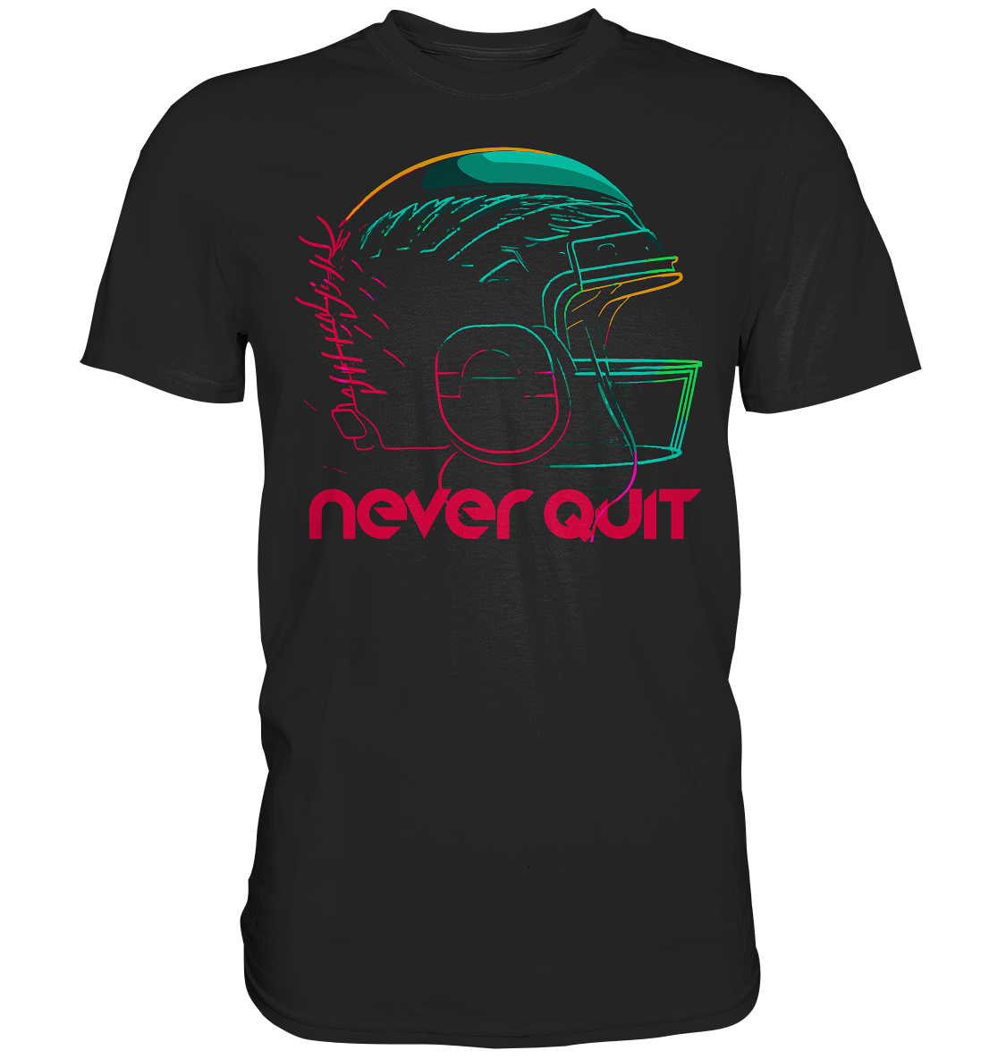 Biker Shirt , Neon Shirt - Premium Shirt