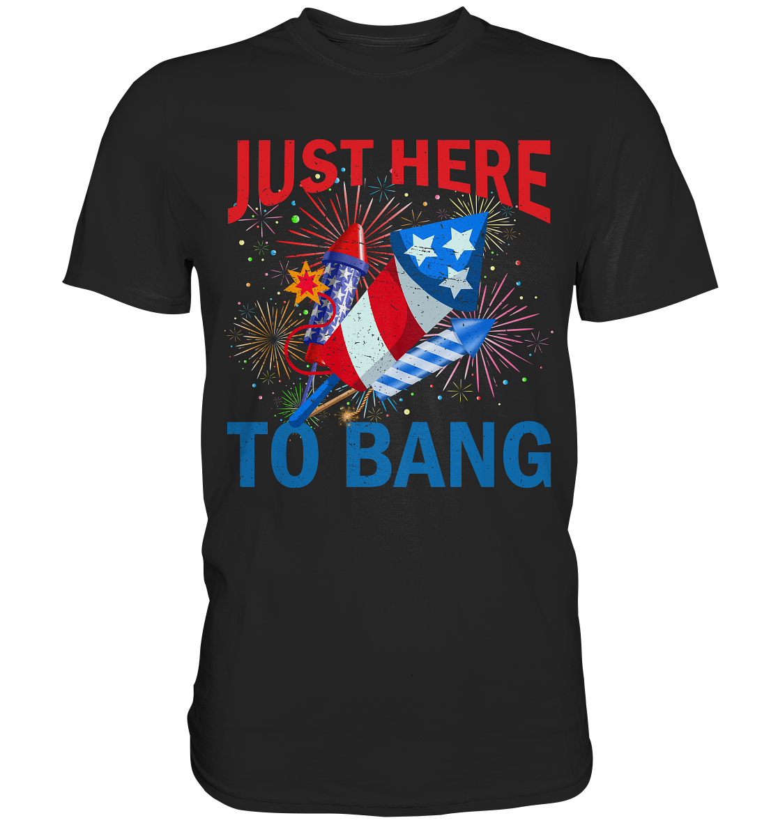 Silvesterfan , Silvester , Feuerwerk , Neujahr , Geburtstagsgeschenk - Premium Shirt