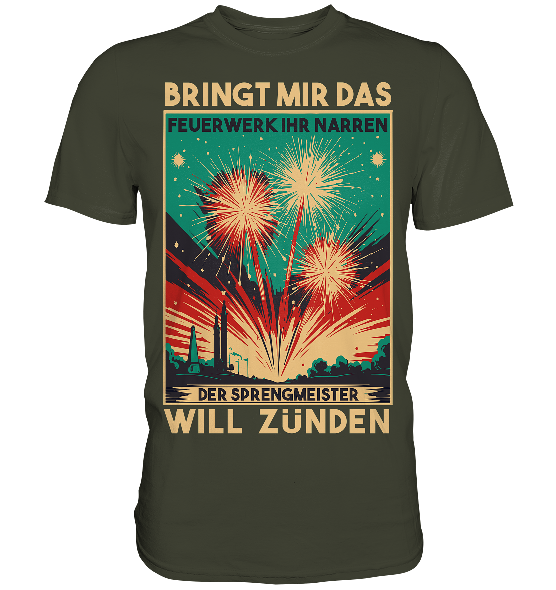 Feuerwerksfan , Feuerwerker , Silvester , Geschenk , Silvesterfan , Silvester - Premium Shirt