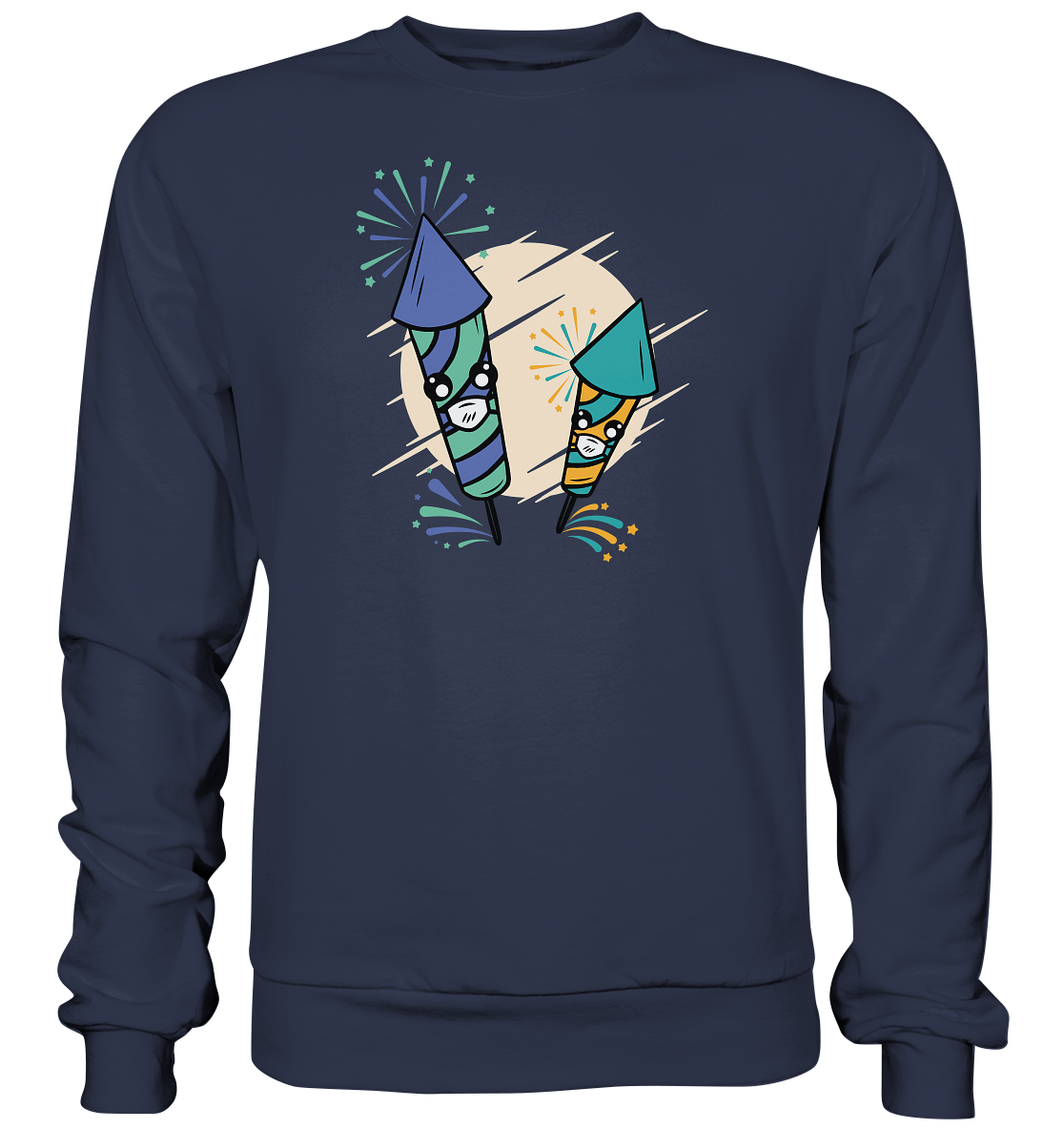 Feuerwerks T-Shirt , Silvester , Böller , T-Shirt für ein Feuerwerksfan - Premium Sweatshirt