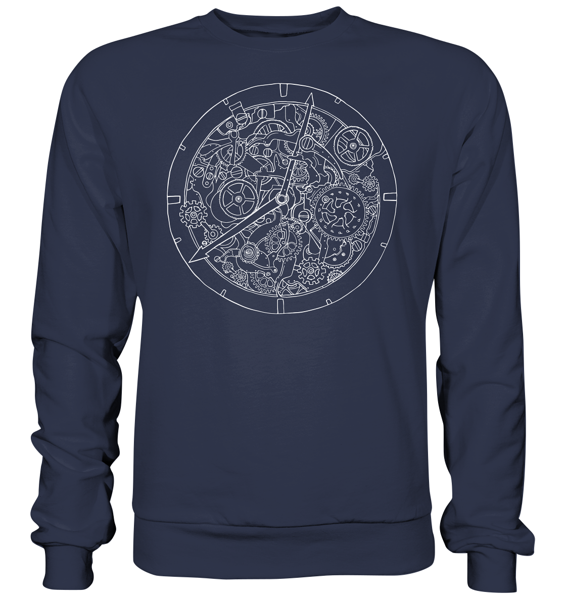 Vintage Shirt , Mechanik Shirt , Uhr - Premium Sweatshirt