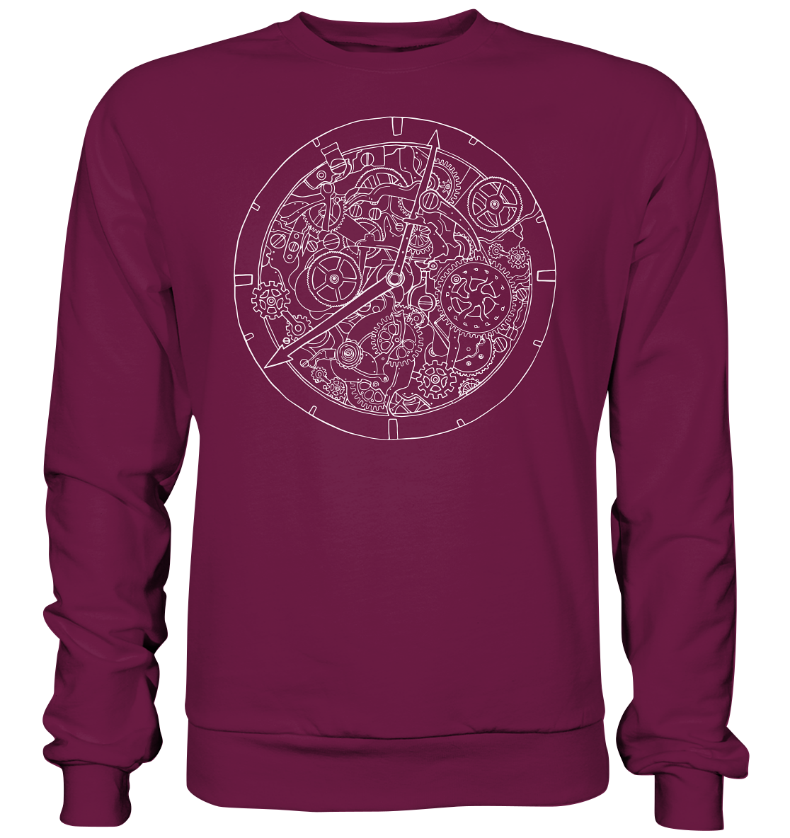 Vintage Shirt , Mechanik Shirt , Uhr - Premium Sweatshirt