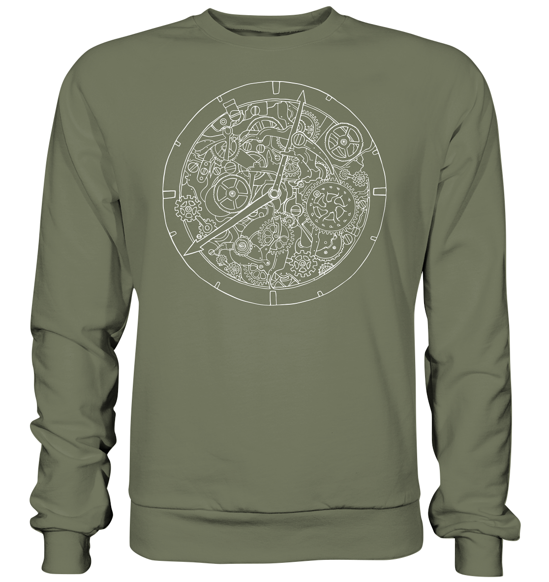 Vintage Shirt , Mechanik Shirt , Uhr - Premium Sweatshirt