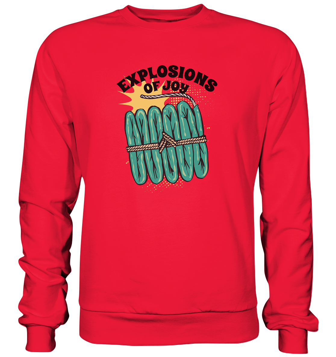 Feuerwerker , Silvesterfan, Knallfrosch, Böller , Silvester , Neujahr - Premium Sweatshirt