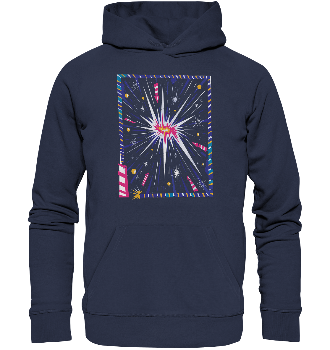 T-Shirt für Silvester, Feuerwerksfan , T-Shirt für jeden Silvesterfan , Raketen - Premium Unisex Hoodie