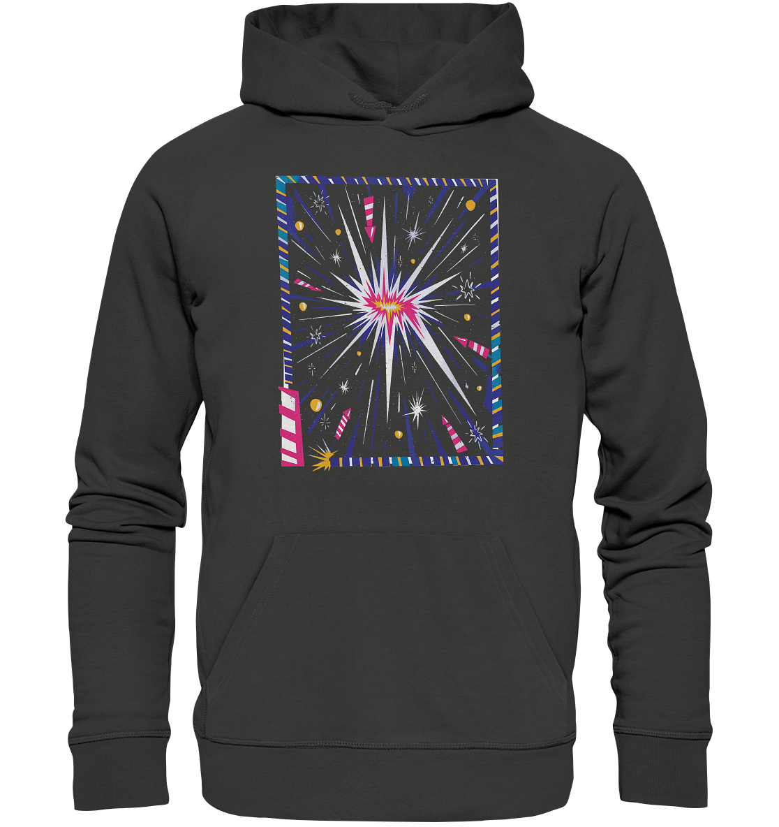 T-Shirt für Silvester, Feuerwerksfan , T-Shirt für jeden Silvesterfan , Raketen - Premium Unisex Hoodie