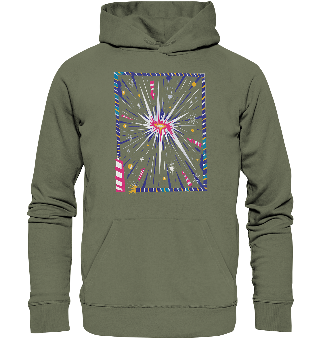 T-Shirt für Silvester, Feuerwerksfan , T-Shirt für jeden Silvesterfan , Raketen - Premium Unisex Hoodie