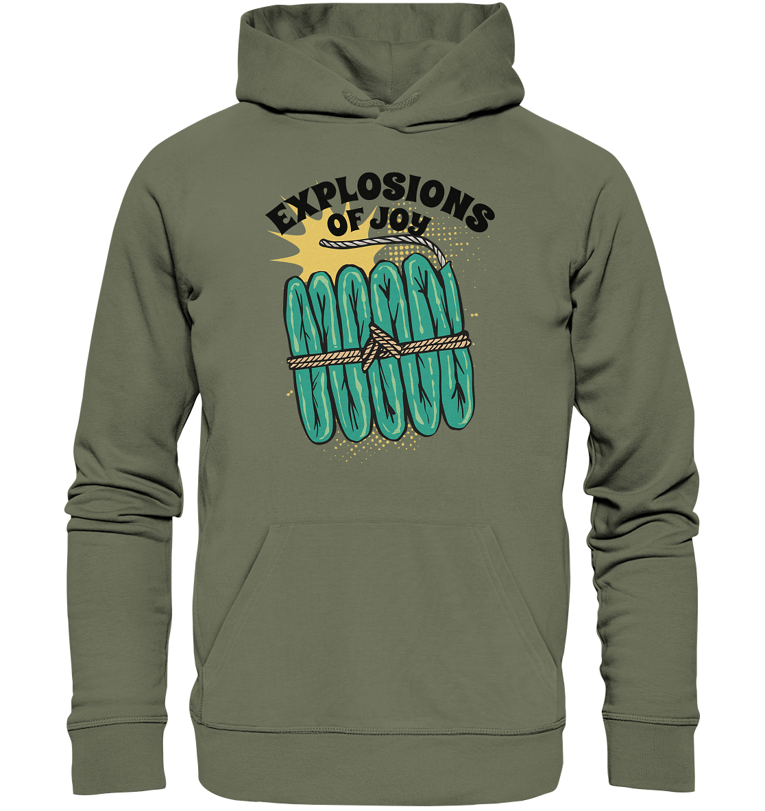 Feuerwerker , Silvesterfan, Knallfrosch, Böller , Silvester , Neujahr - Premium Unisex Hoodie
