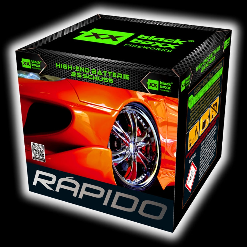 Rápido Feuerwerksbatterie, 25 Schuss
