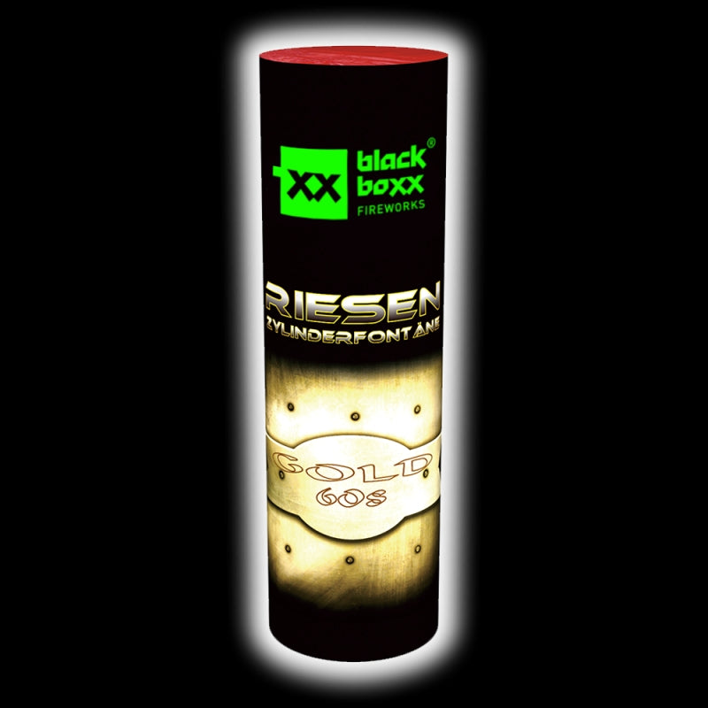 Riesen-Zylinderfontäne Gold, 60s