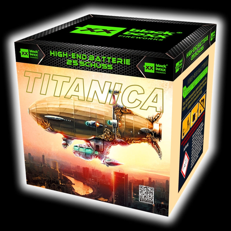 Titanica Feuerwerksbatterie, 25 Schuss