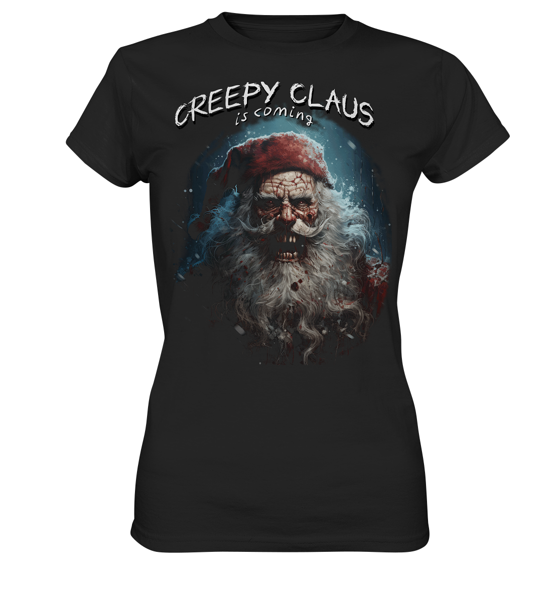 Weihnachtsmann, Santa Claus, Christmas , Horror Weihnachtsmann - Ladies Premium Shirt