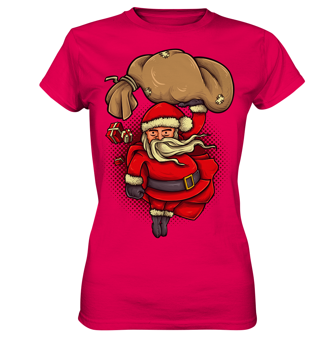 Weihnachtsmann, Santa Claus, Christmas , Super Santa - Ladies Premium Shirt