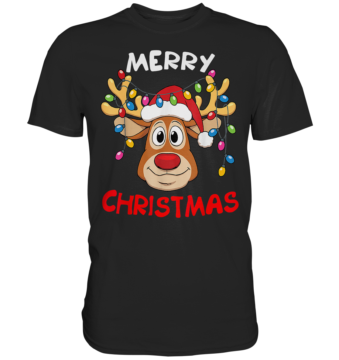 Weihnachtsmann, Santa Claus, Christmas , Rentier Shirt - Premium Shirt