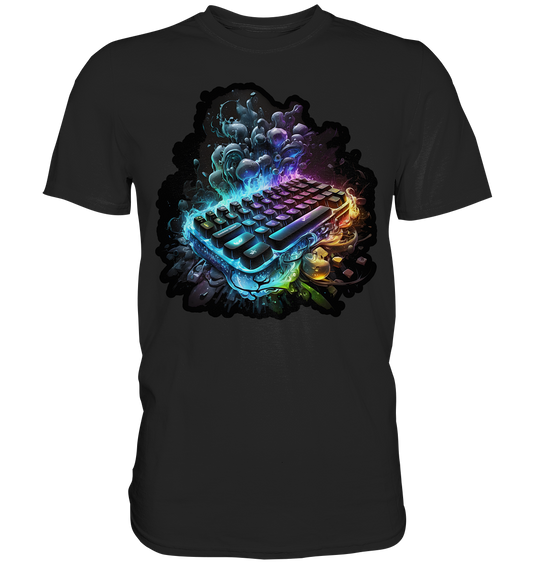 Gaming Keyboard Gamer Tastatur Gamer Video Game Controller T-Shirt - Premium Shirt
