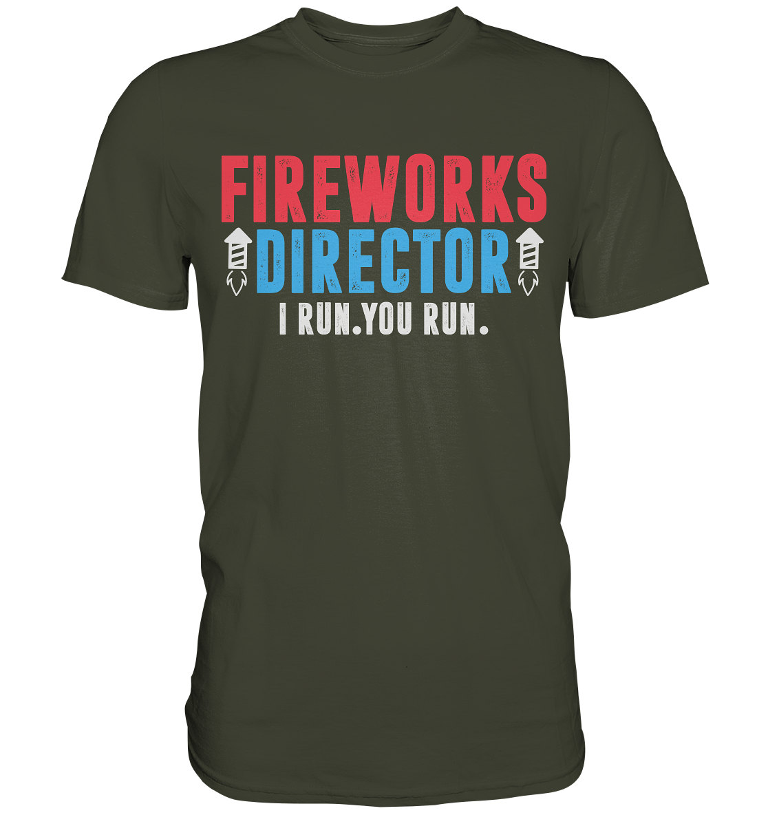 Feuerwerks-Experte , Fireworks Director, Silvesterfan, Silvester , Feuerwerk - Premium Shirt