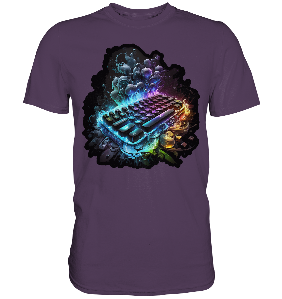 Gaming Keyboard Gamer Tastatur Gamer Video Game Controller T-Shirt - Premium Shirt