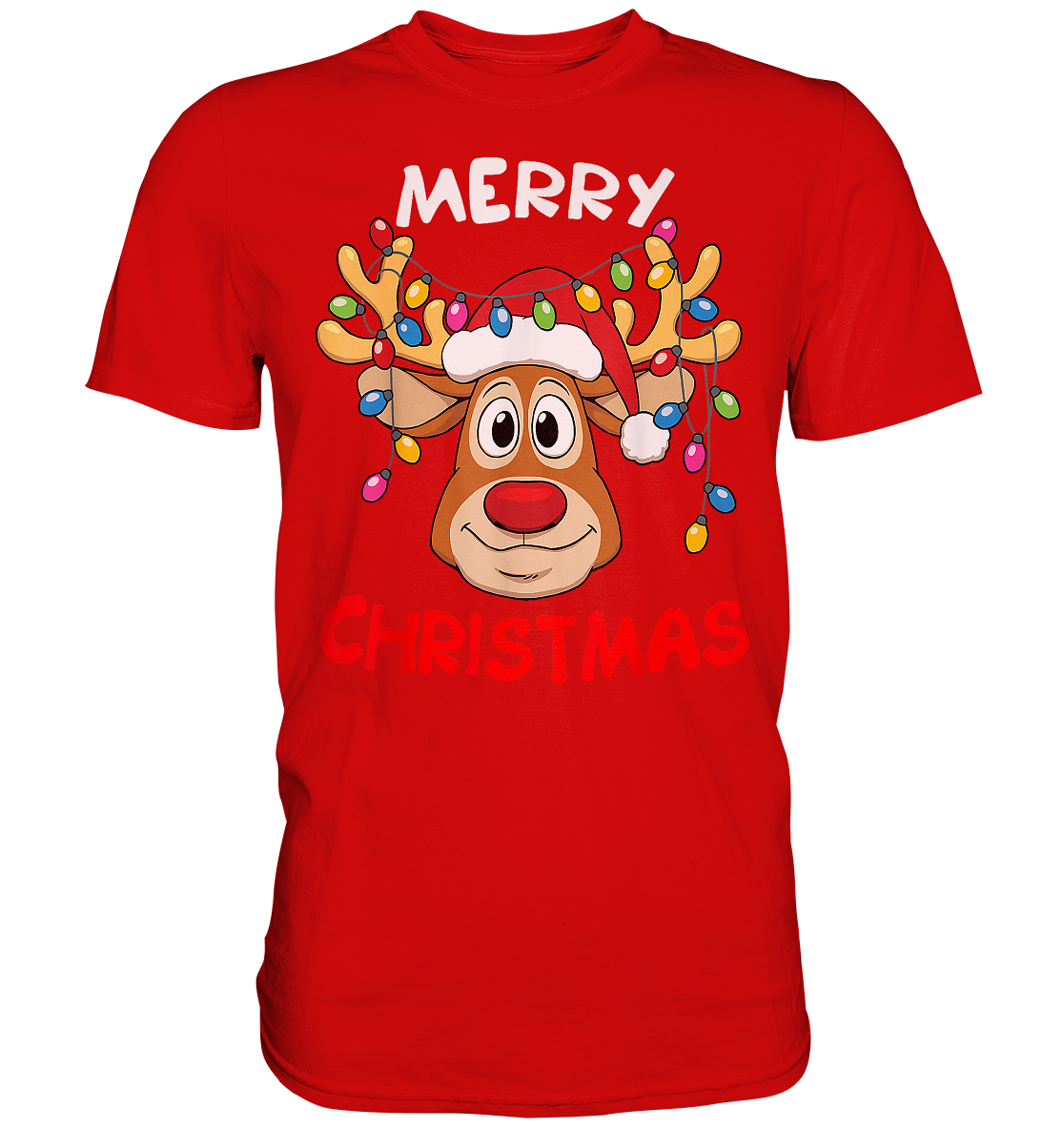 Weihnachtsmann, Santa Claus, Christmas , Rentier Shirt - Premium Shirt