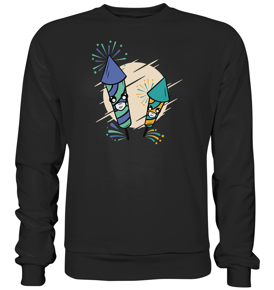 Feuerwerks T-Shirt , Silvester , Böller , T-Shirt für ein Feuerwerksfan - Premium Sweatshirt