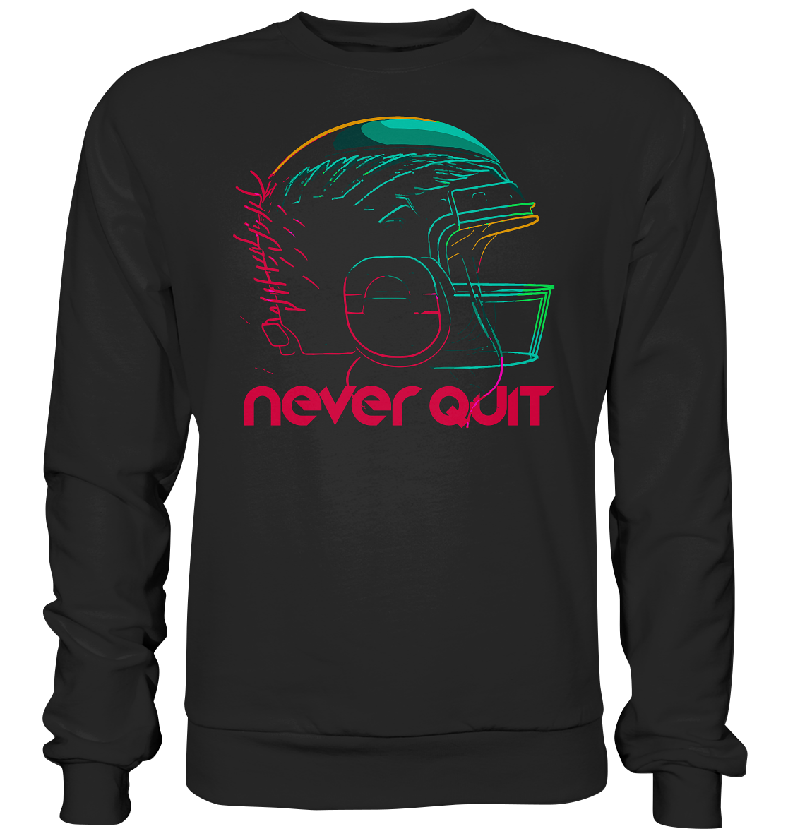 Biker Shirt , Neon Shirt  - Premium Sweatshirt