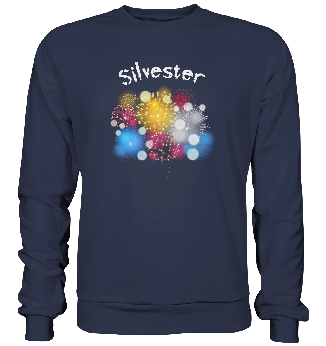 Silvester T-Shirt , Design T-Shirt , Feuerwerksfan - Premium Sweatshirt
