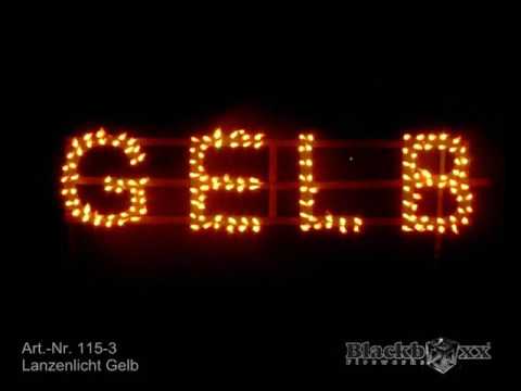 BlackBoxx Lanzenlicht für Lichterbilder 25er verschiedene Faben