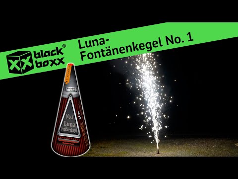 BlackBoxx Luna-Fontänenkegel , verschiedene Farben