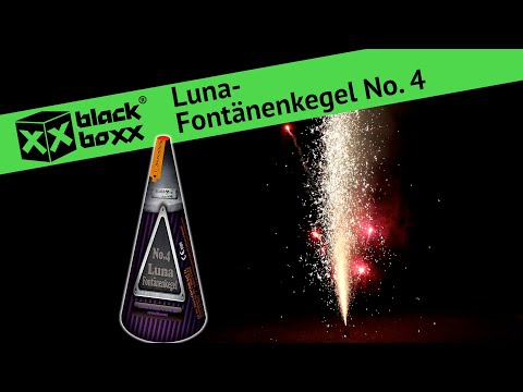 BlackBoxx Luna-Fontänenkegel , verschiedene Farben