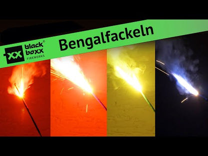 Bengalfackeln (8er Schachtel) in Rot, Blau, Grün und Purpur, 30cm