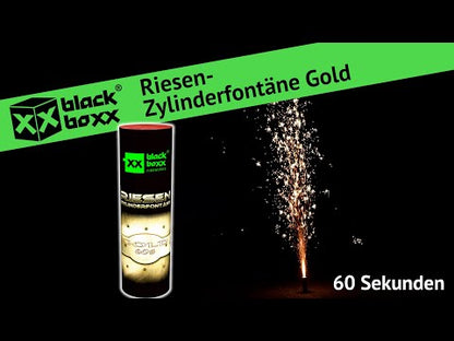 Riesen-Zylinderfontäne Gold, 60s