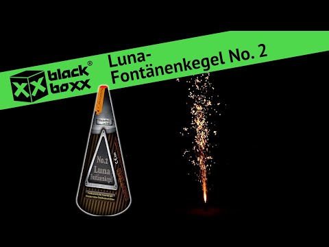 BlackBoxx Luna-Fontänenkegel , verschiedene Farben