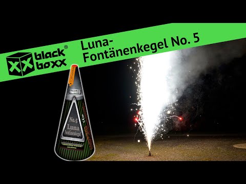 BlackBoxx Luna-Fontänenkegel , verschiedene Farben