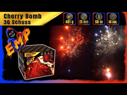 EMP Cherry Bomb Feuerwerksbatterie 36 Schuss