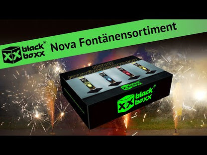 Nova Fontänen-Sortiment (4er Pack) Leuchtfeuerwerk-Fontänensortiment